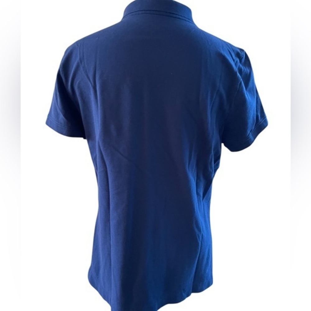 VINEYARD VINES Navy Blue Shortsleeve Polo Style‎ Shirt Whale Preppy Size LARGE - Picture 3 of 9